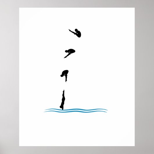 SPRINGBOARD DIVING POSTER (Voorkant)