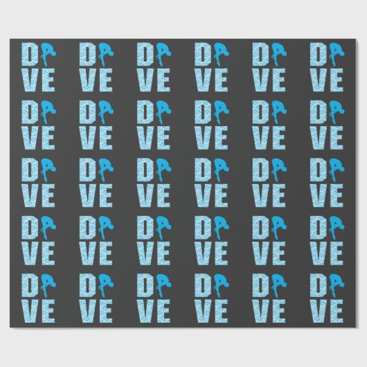 Springboard Springboard-bord met wift-duiker Cadeaupapier (Vlak)