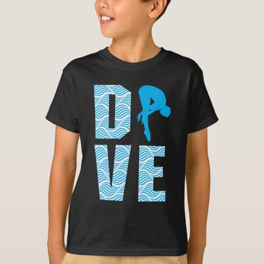 Springboard Springboard-bord met wift-duiker T-shirt (Voorkant)