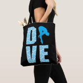 Springboard Springboard-bord met wift-duiker Tote Bag (Dichtbij)