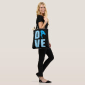 Springboard Springboard-bord met wift-duiker Tote Bag (Op model)