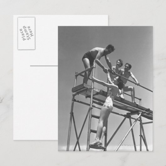 Springboarden Briefkaart (Voorkant / Achterkant)