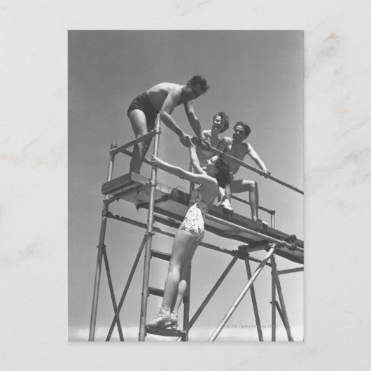 Springboarden Briefkaart (Voorkant)