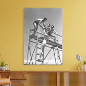 Springboarden Canvas Afdruk (Insitu (Woonkamer))