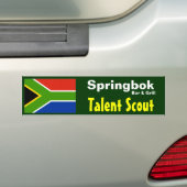 Springbok Bar Talent Scout - Bumpersticker (Op auto)
