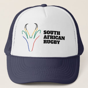 Springbok Face South  Africa Flag Colors Trucker Pet