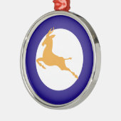 Springbok Metalen Ornament (Links)