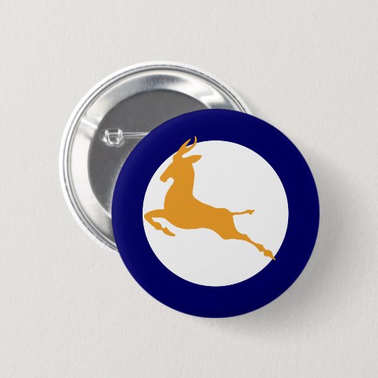 Springbok Ronde Button 5,7 Cm (Voorkant /achterkant)
