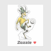 Springbok Star Striker Sticker (Vel)