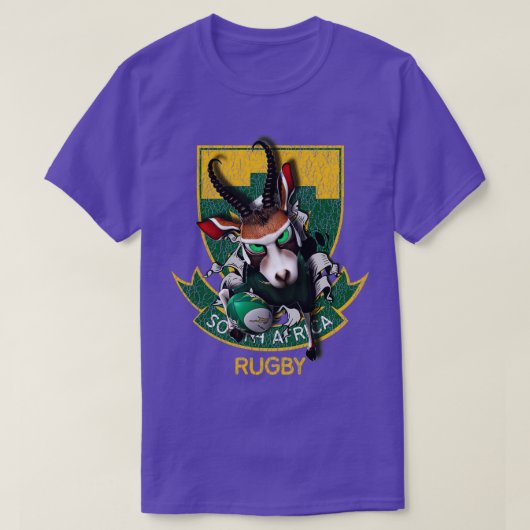 Springbok versus Protea T-shirt (Design voorkant)