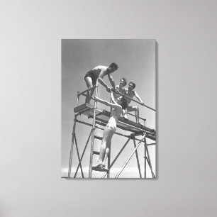 Springbord Canvas Afdruk