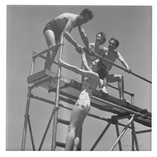 Springbord Tegeltje (Voorkant)