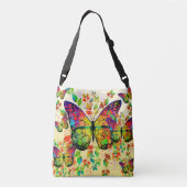 SPRINGBUTTERFLIES COLORFUL NATUUR CROSSBODY TAS (Achterkant)