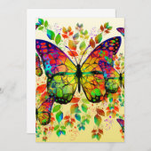 SPRINGBUTTERFLIES COLORFUL NATUUR KAART (Voorkant / Achterkant)