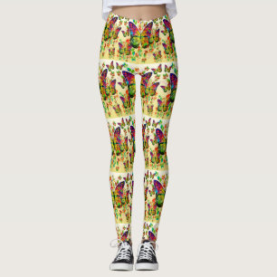 SPRINGBUTTERFLIES COLORFUL NATUUR LEGGINGS