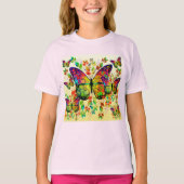 SPRINGBUTTERFLIES COLORFUL NATUUR T-SHIRT (Voorkant)