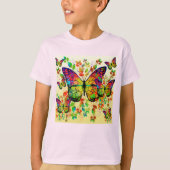 SPRINGBUTTERFLIES COLORFUL NATUUR T-SHIRT (Voorkant)