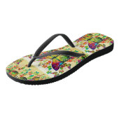 SPRINGBUTTERFLIES COLORFUL NATUUR TEENSLIPPERS (Schuin)