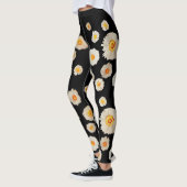 SpringCustom Leggings, Witte madeliefjes bloemenku Leggings (Links)