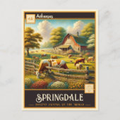 Springdale, Arkansas |  BRIEFKAART (Voorkant)