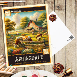 Springdale, Arkansas | BRIEFKAART