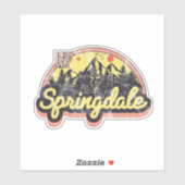 Springdale, Arkansas Sticker (Vel)