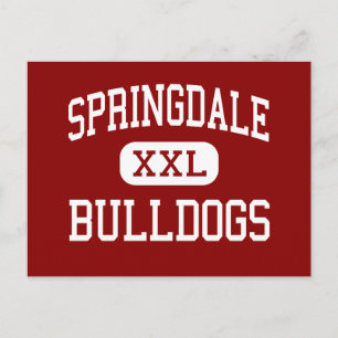 Springdale - Bulldogs - High - Springdale Arkansas Briefkaart