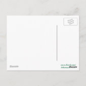 Springdale Rocks. (groen) Briefkaart (Achterkant)