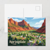 Springdale USA Briefkaart (Voorkant / Achterkant)