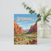 Springdale VS Briefkaart (Staand voorkant)