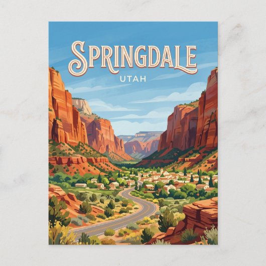 Springdale VS Briefkaart (Voorkant)