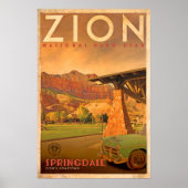  Springdale Zion's Hometown Travel Poster (Voorkant)