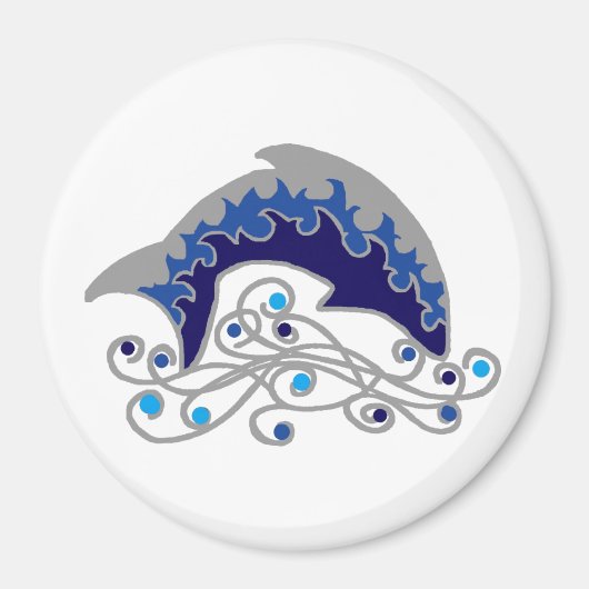 springdolfijn magneet (Voorkant)