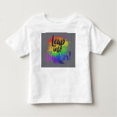 Springen in het lachen kinder shirts (Voorkant)