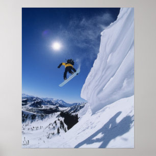 Springen in Snake Creek Canyon vanuit Clayton 2 Poster