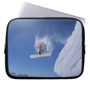 Springen in Snake Creek Canyon vanuit Clayton Laptop Sleeve