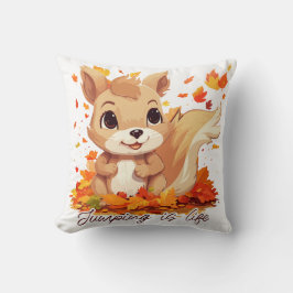 Springen is leven kussen