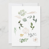 Springen naar de Scene Baby shower Invitation Kaart (Achterkant)