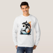 springen Oceanische dolfijn 2023 T-shirt (Voorkant volledig)