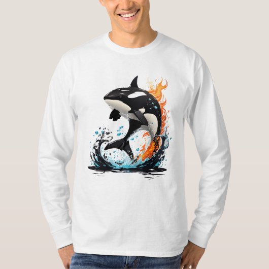 springen Oceanische dolfijn 2023 T-shirt (Voorkant)