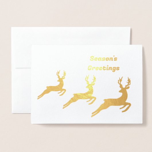 Springen onze manier om uit 2020 te komen! folie kaarten (Voorkant met envelop)