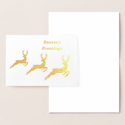 Springen onze manier om uit 2020 te komen! folie kaarten (Display)