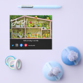 springen op de vastgoedmarkt huis verkopen kikker flyer (Enkel)