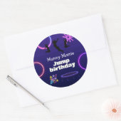 springen ronde sticker (Envelop)
