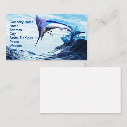 springen visitekaartje (Voorkant / Achterkant)