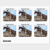 Springen voor Joy Fun Horse Stickers (Vel)