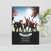 Springen voor Joy Invitation Kaart (Staand voorkant)