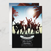 Springen voor Joy Invitation Kaart (Voorkant / Achterkant)