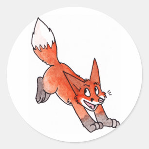 springen vos Stickers