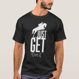 Springend Paard Citaat Kom Er Maar Overheen - Paar T-shirt
